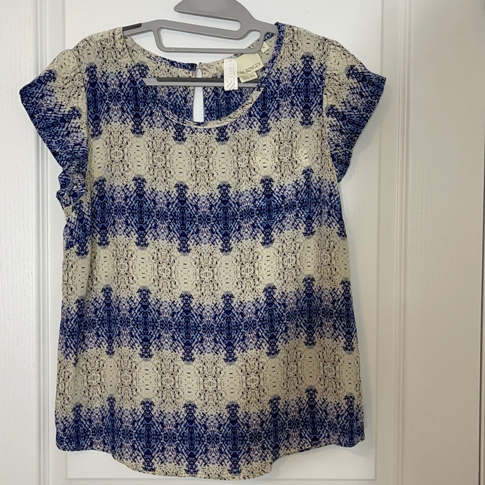 100% silk blouse